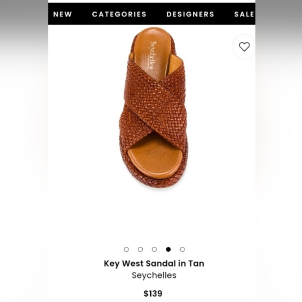 Seychelles Key West Sandal in Tan